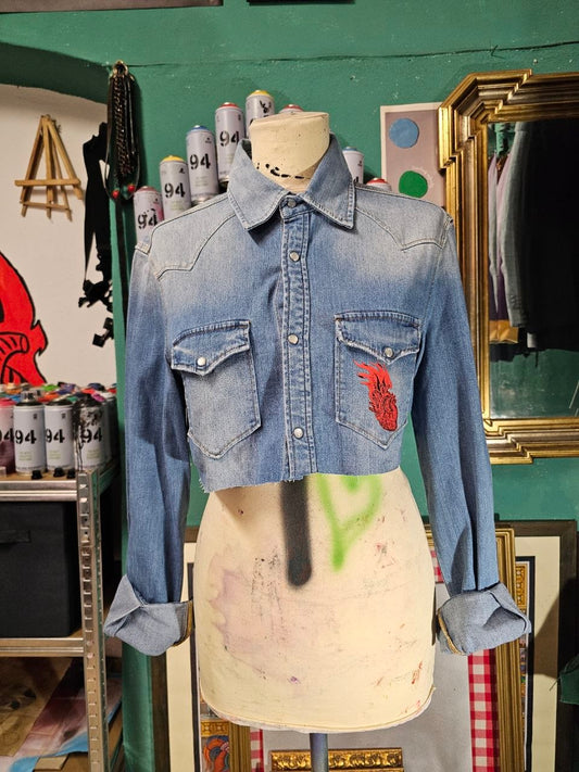 Camicia Crop "Cowgirl" - Avantgarde