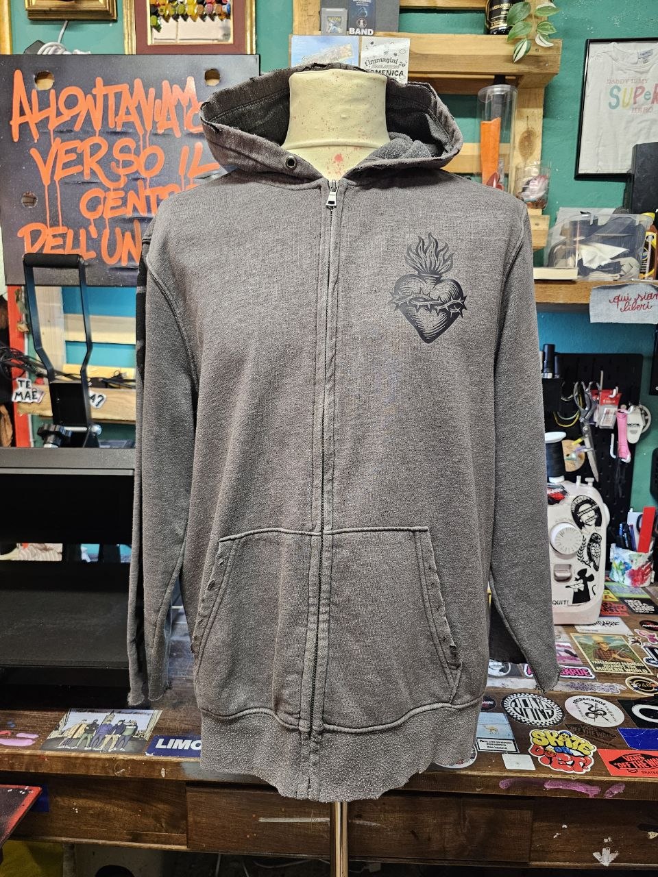 Felpa con Zip "Gherixt" - Avantgarde