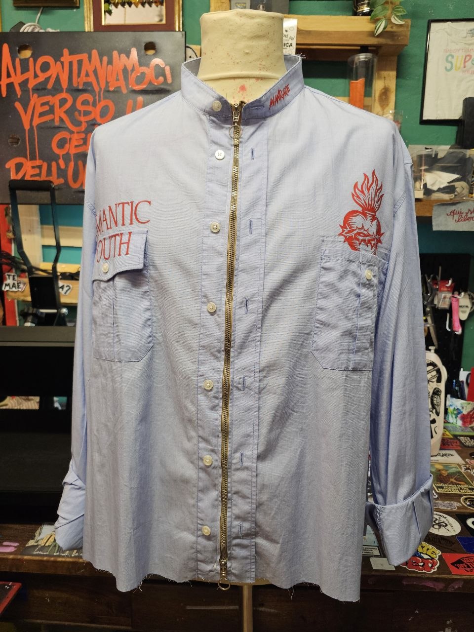 Camicia con Zip "RomanticYouth" - Avantgarde