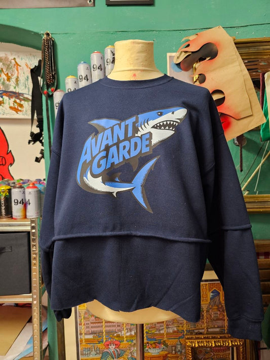 Felpa Handmade "Shark" - Avantgarde