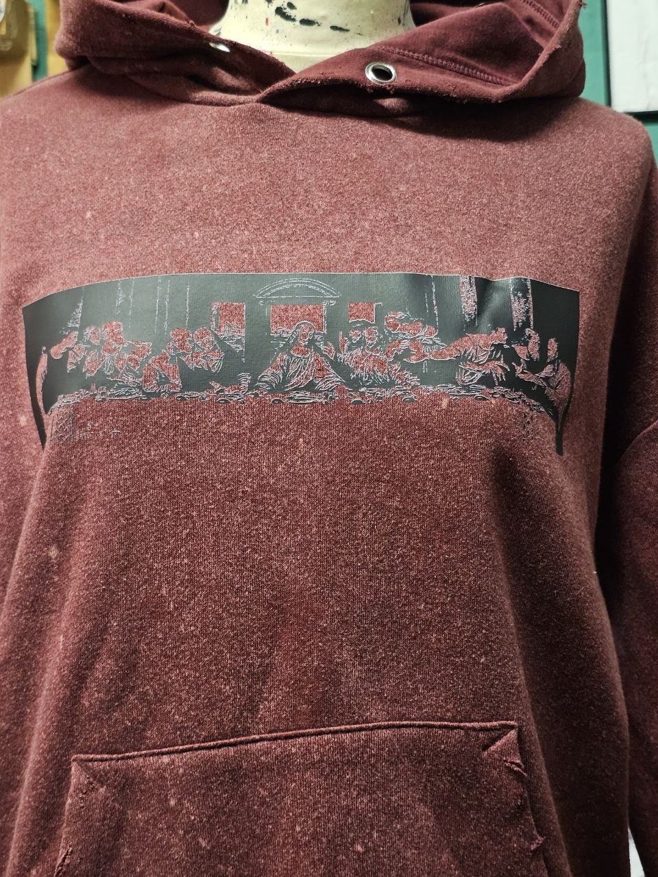 Felpa Handmade "The Last Supper" - Avantgarde