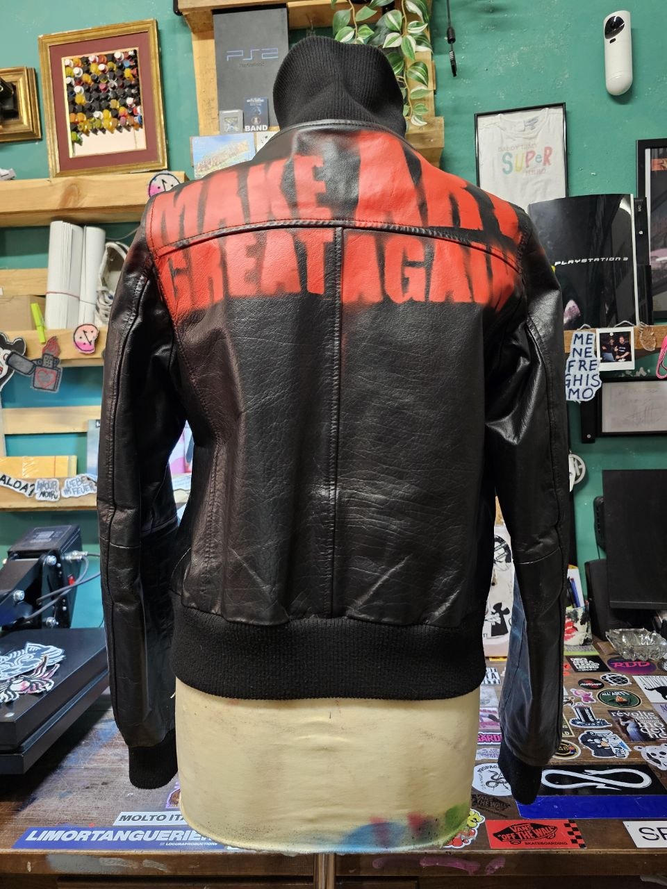 LeatherJacket "MAGA" - Avantgarde