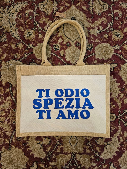 BeachBag Grande "TI ODIO SPEZIA TI AMO" - Avantgarde