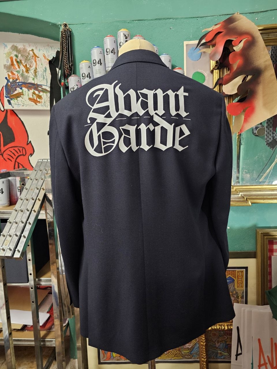 Blazer Handmade "Maledetto Er Core" - Avantgarde
