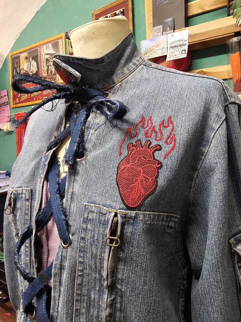 Giacca Denim "Zhongguo" - Avantgarde