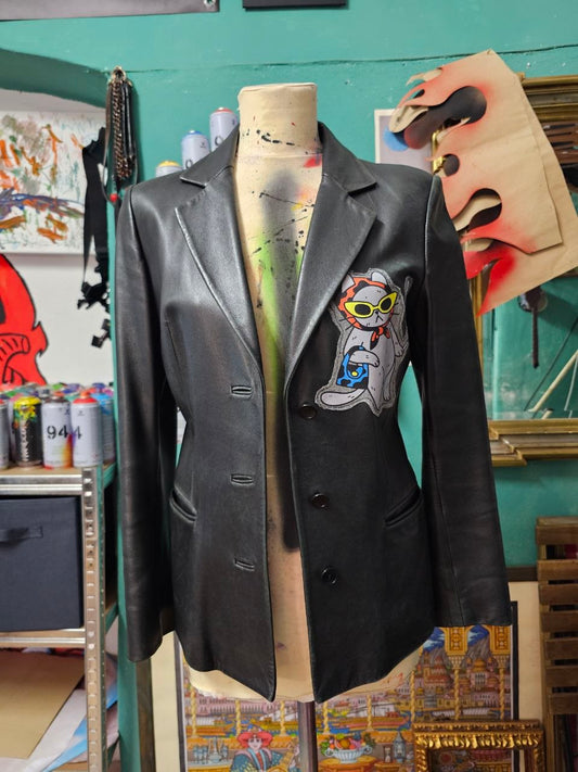 LeatherJacket "Catty" - Avantgarde