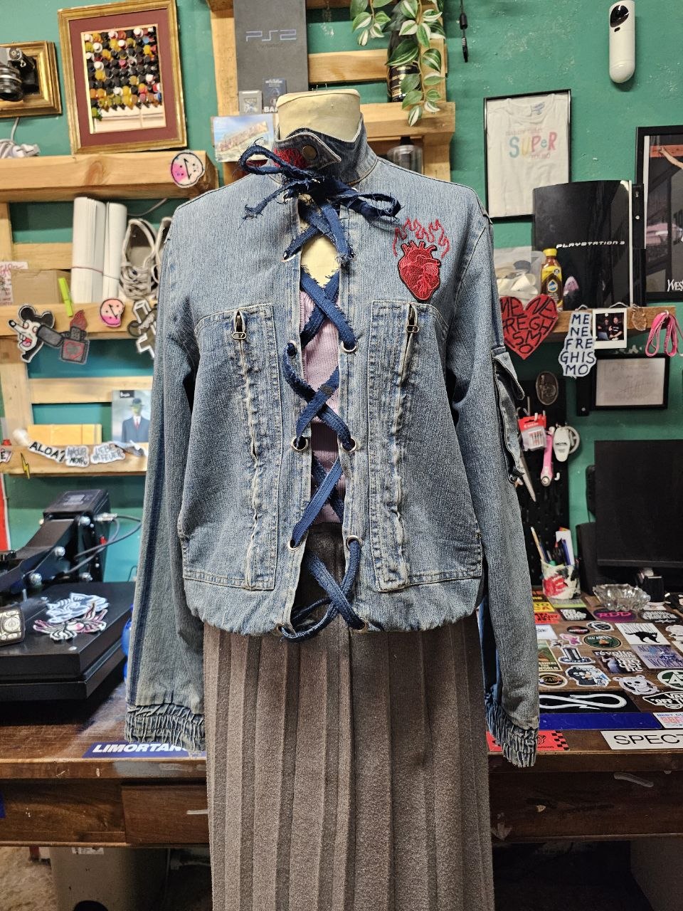 Giacca Denim "Zhongguo" - Avantgarde