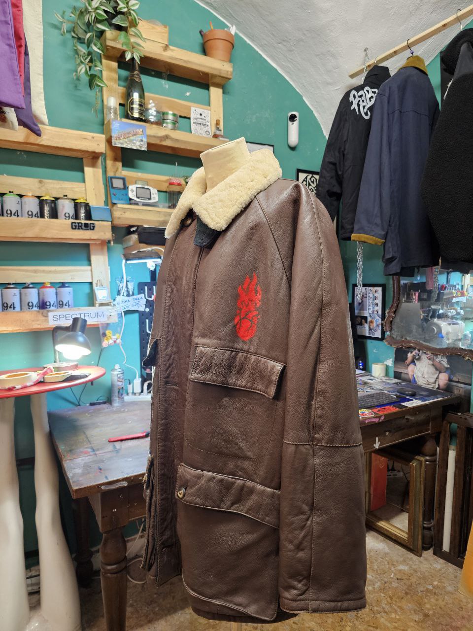 LeatherJacket "Rouge" - Avantgarde