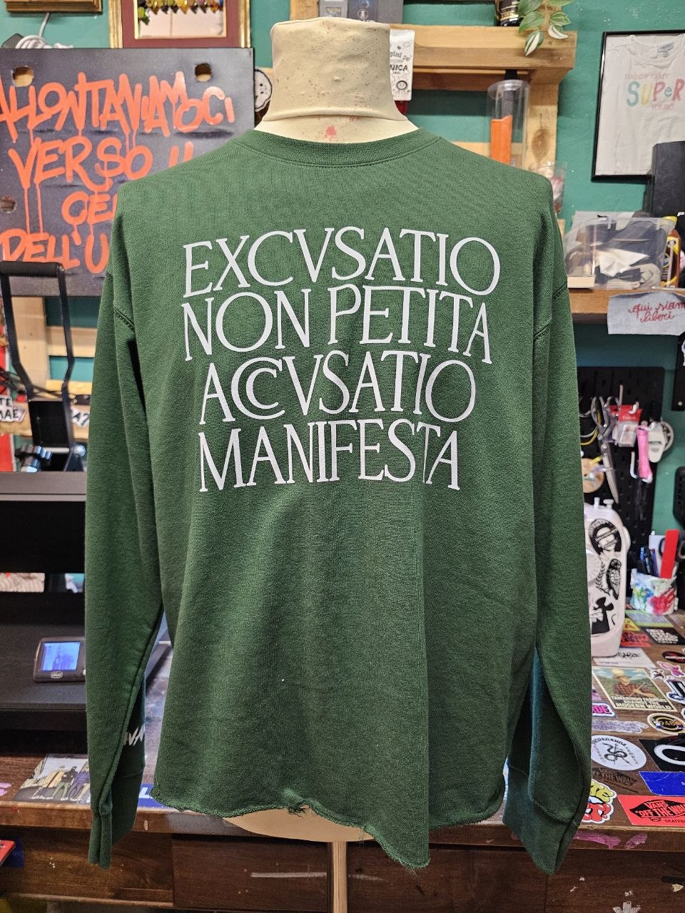 Felpa Leggera "EXCVSATIO" - Avantgarde