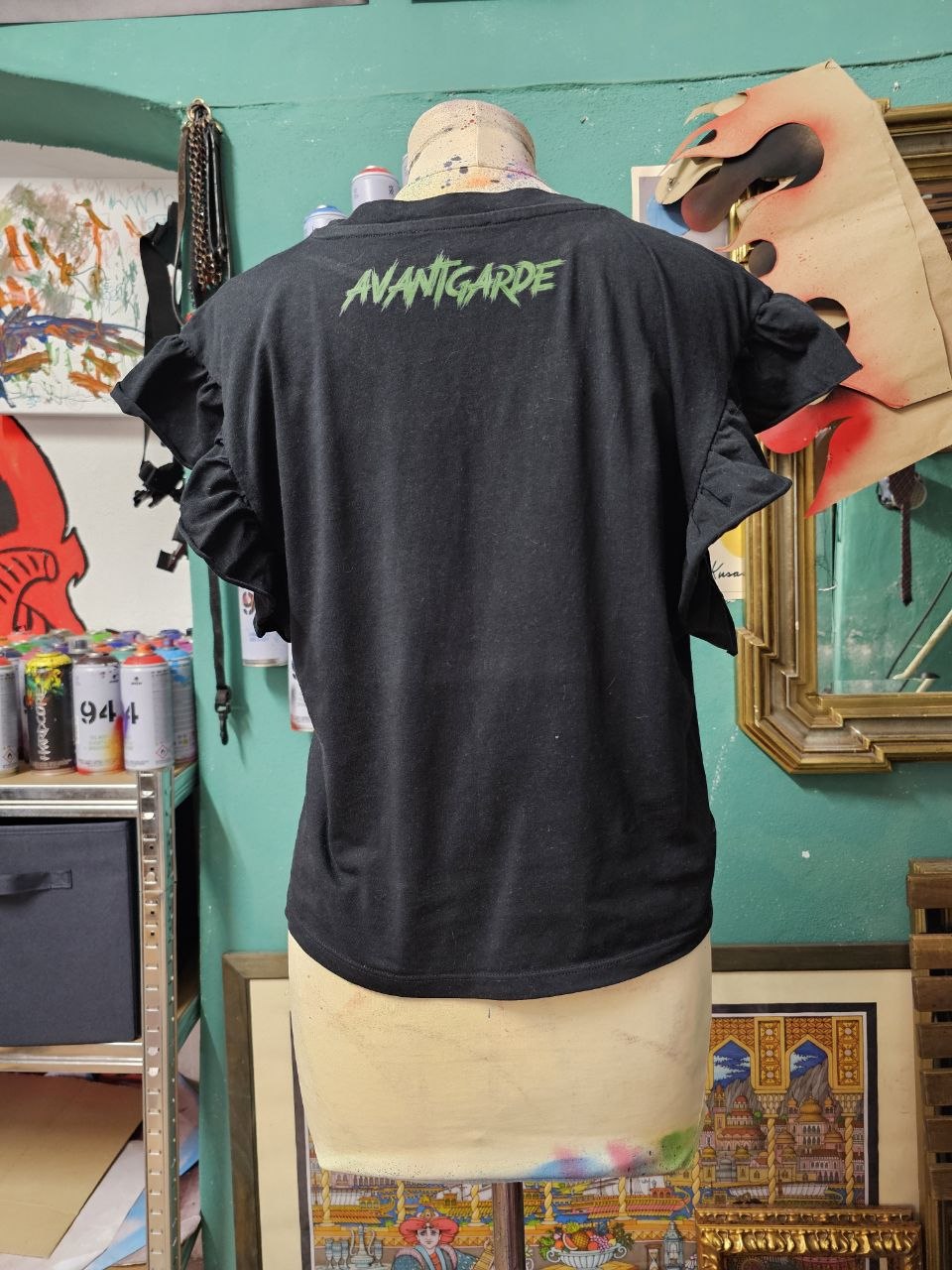 T-Shirt Handmade "Catty" - Avantgarde