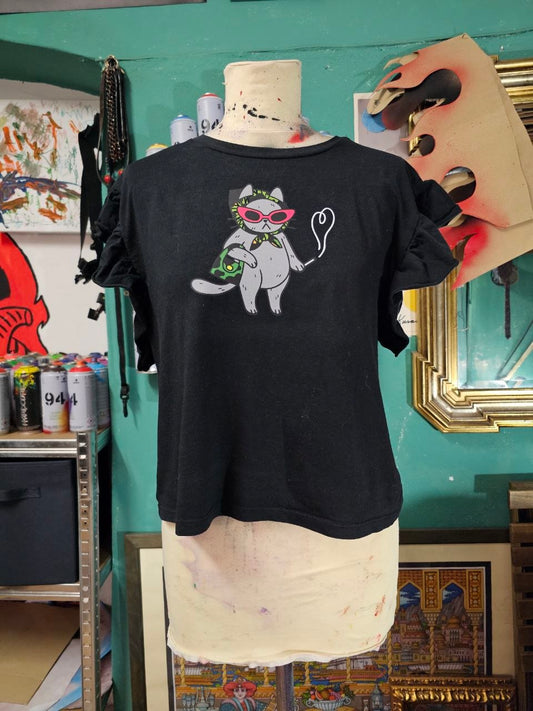 T-Shirt Handmade "Catty" - Avantgarde