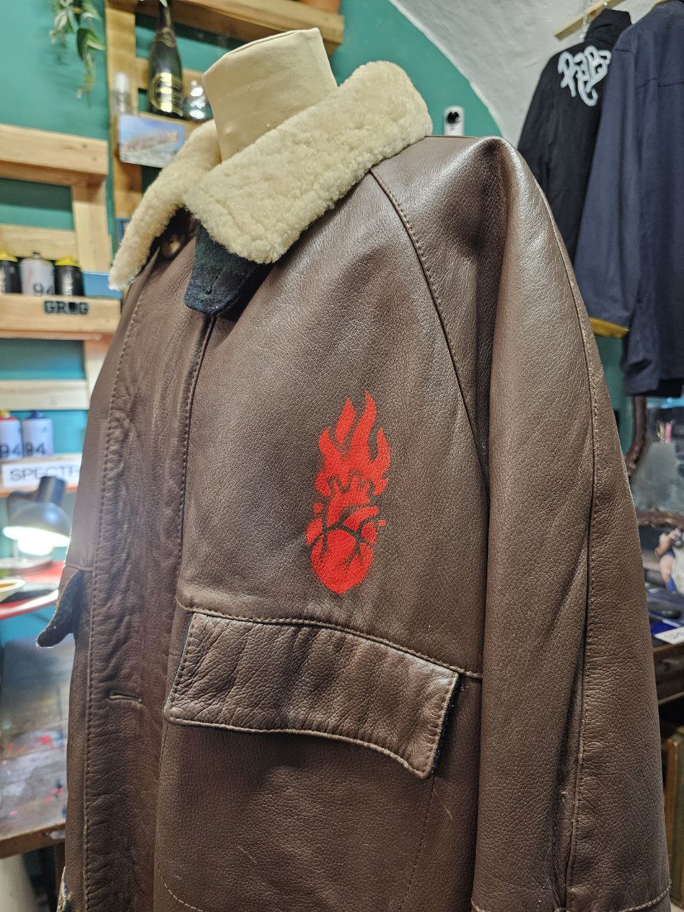 LeatherJacket "Rouge" - Avantgarde