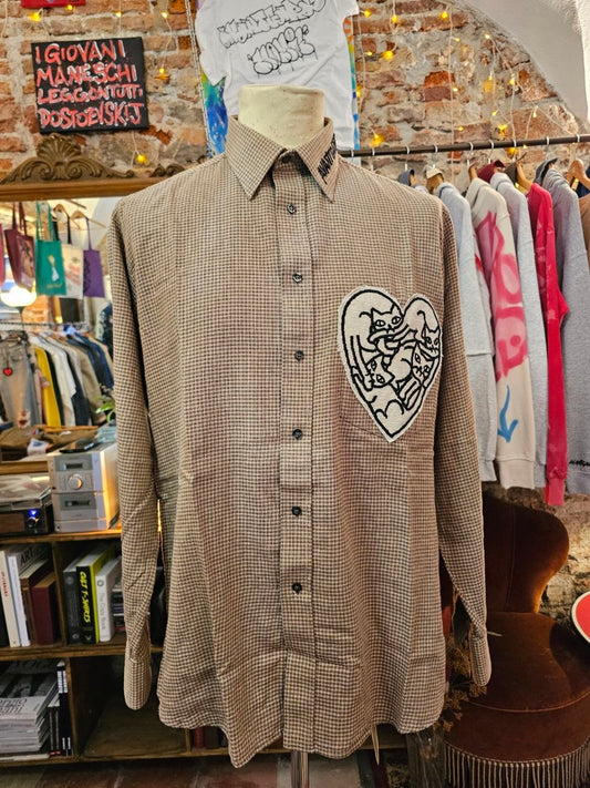 Camicia Handmade "Cats III" - Avantgarde