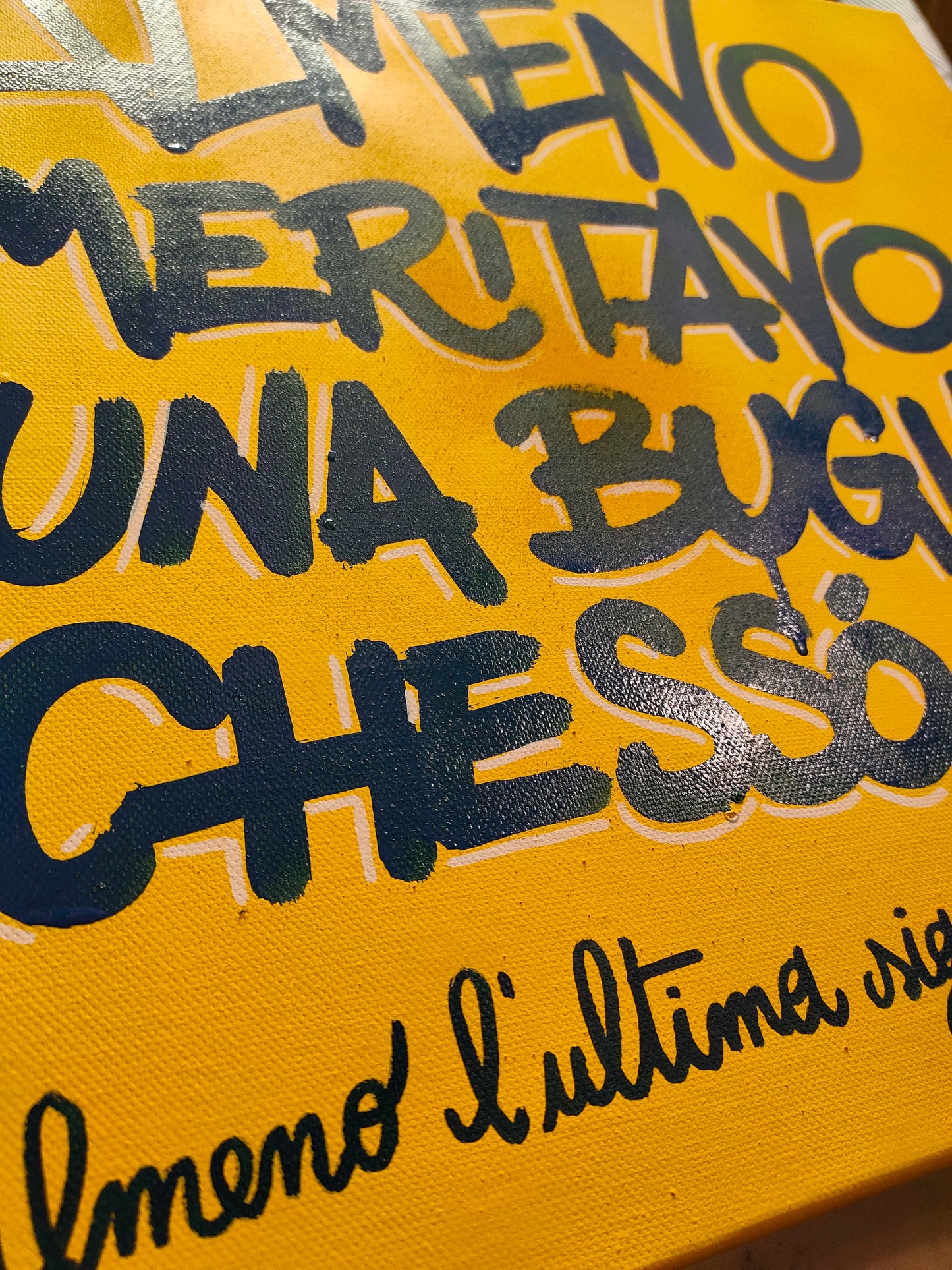ALMENO MERITAVO UNA BUGIA