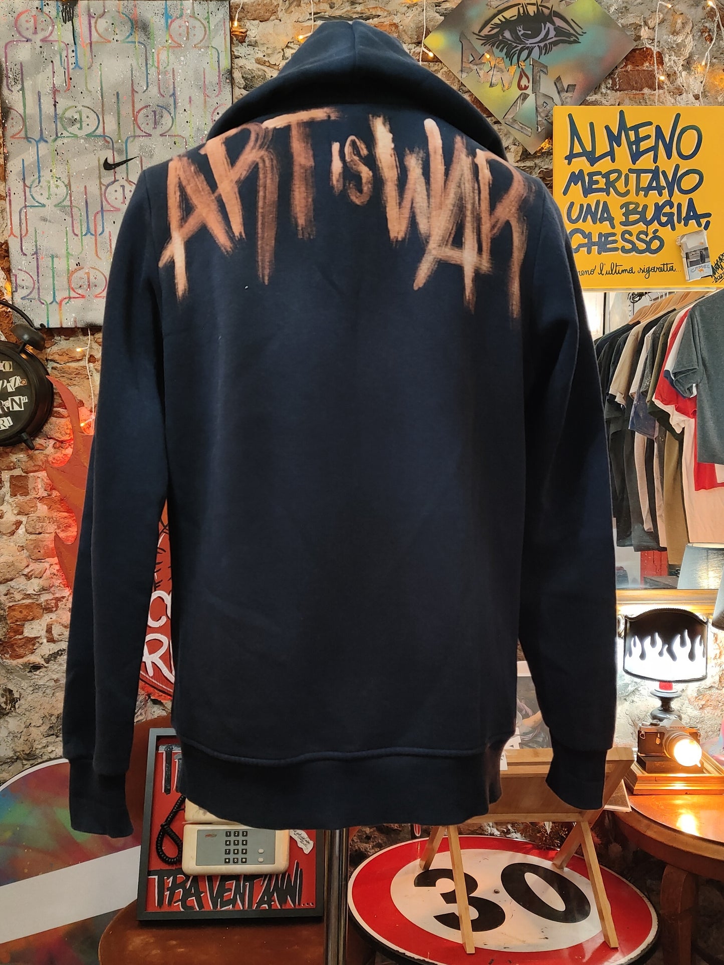 Felpa Handmade "Art Is War" - Avantgarde